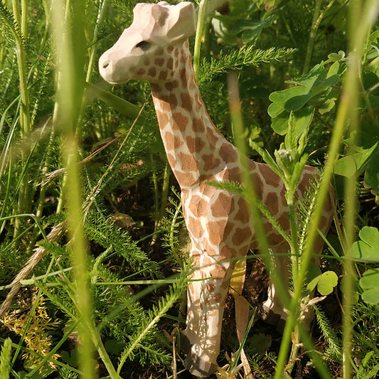 Wudimals Wooden Giraffe Animal Toy