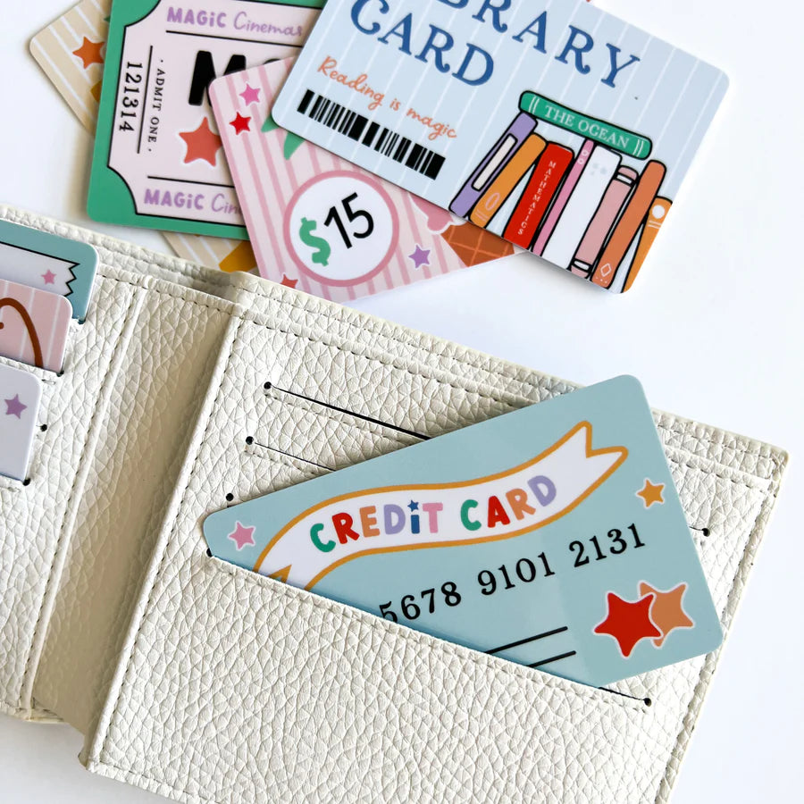 Magic Playbook, Pretend Play Wallet & Credit Card Set