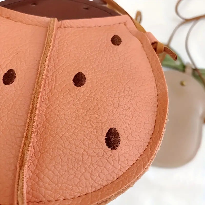 Leather Ladybird Crossbody Bag