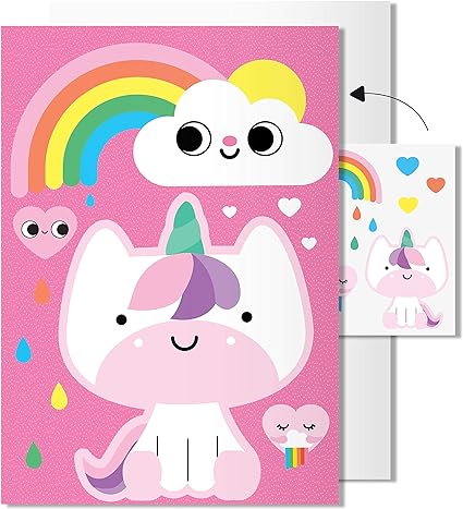 Pango Productions Unicorn Tattoo Card