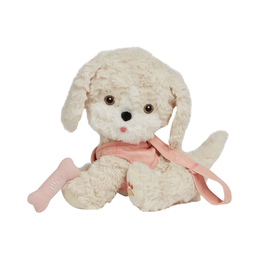 Olli Ella Dinkum Dogs- Cookie-White