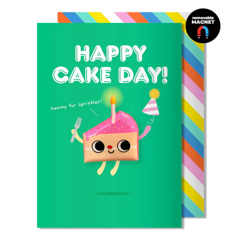 Pango Productions Happy Cake Day Magnet Card