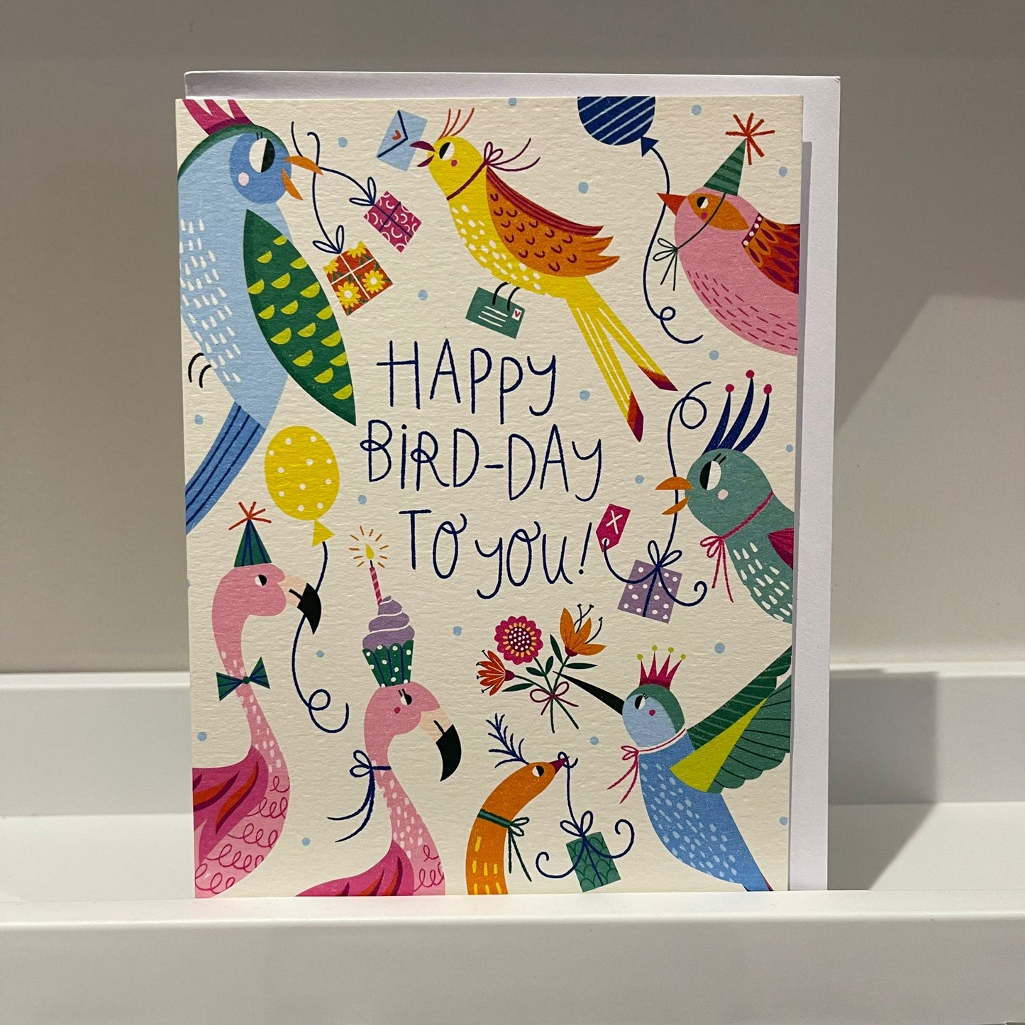 Flamingo Paperie Happy Bird-day To You Greetings Card