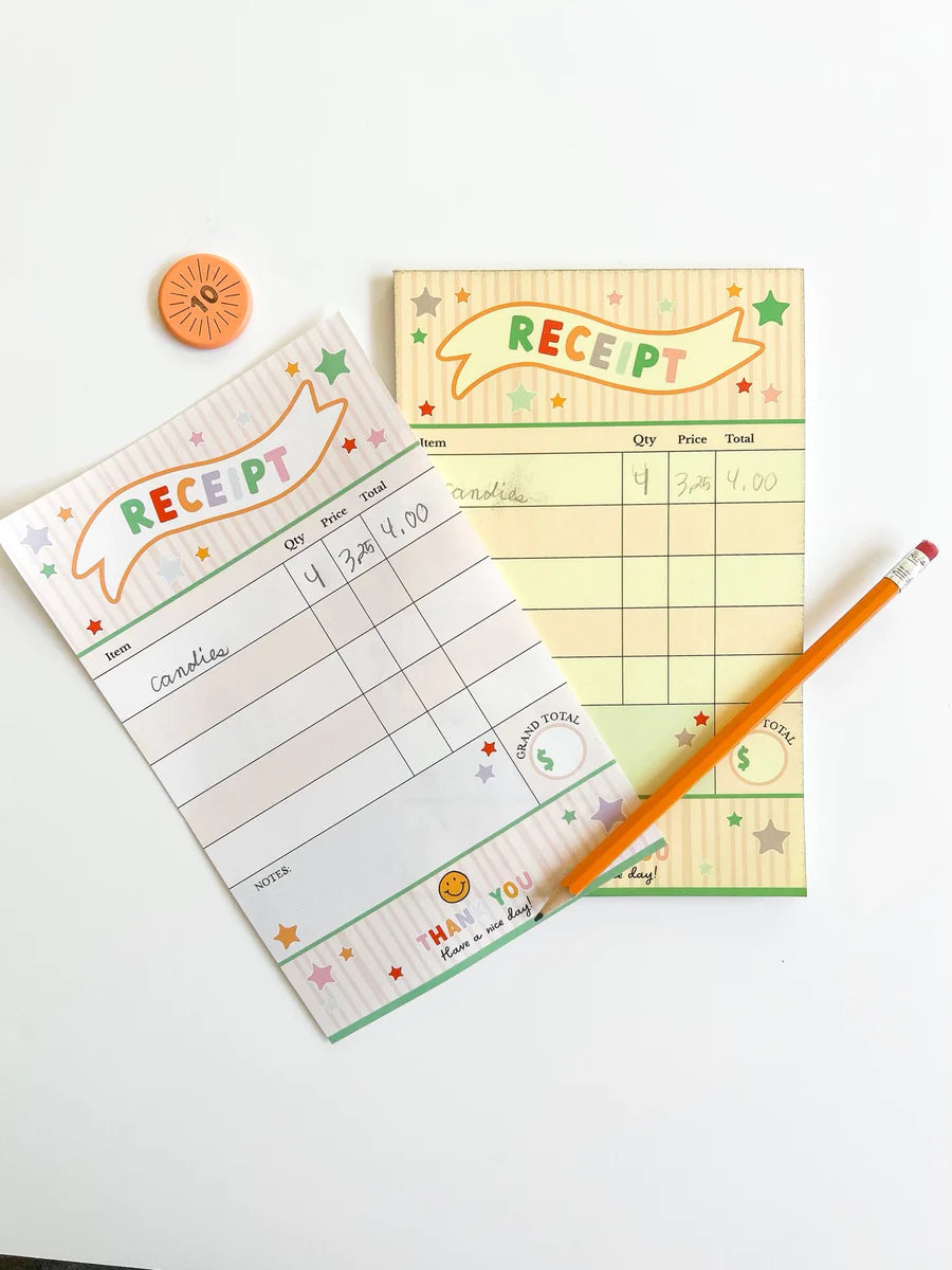 Magic Playbook, Pretend Play Receipt Pad