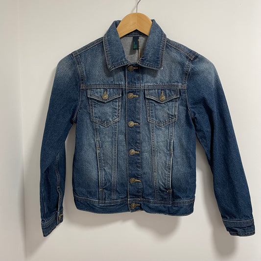 4350340 Benetton Jeans Denim Jacket 8-9yrs