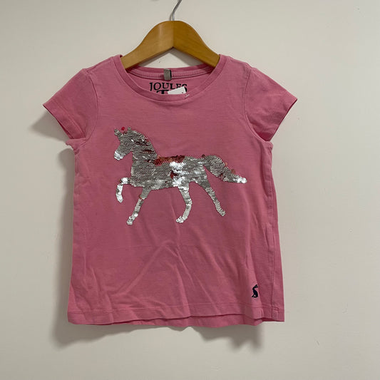 4770208 Joules Sequin T-Shirt 5yrs