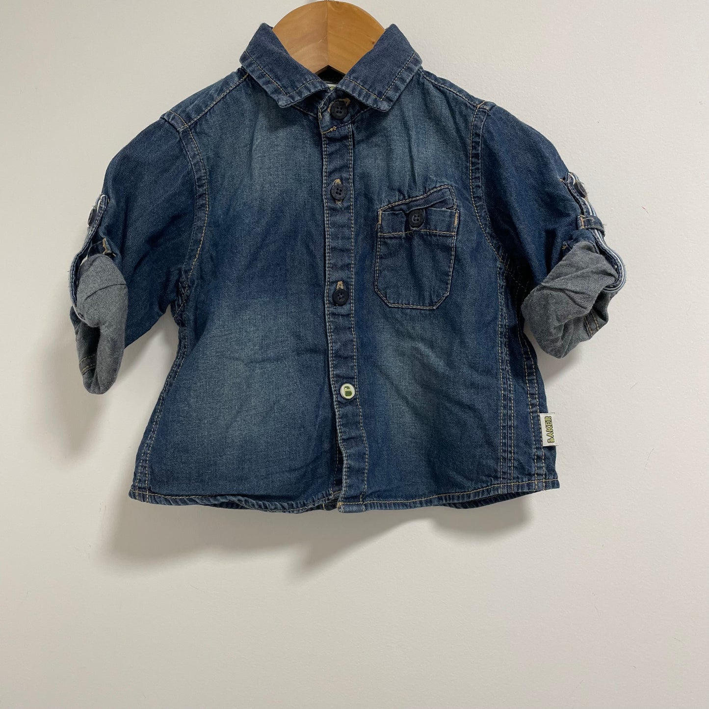 3580520 Ted Baker Denim Shirt 3-6mths