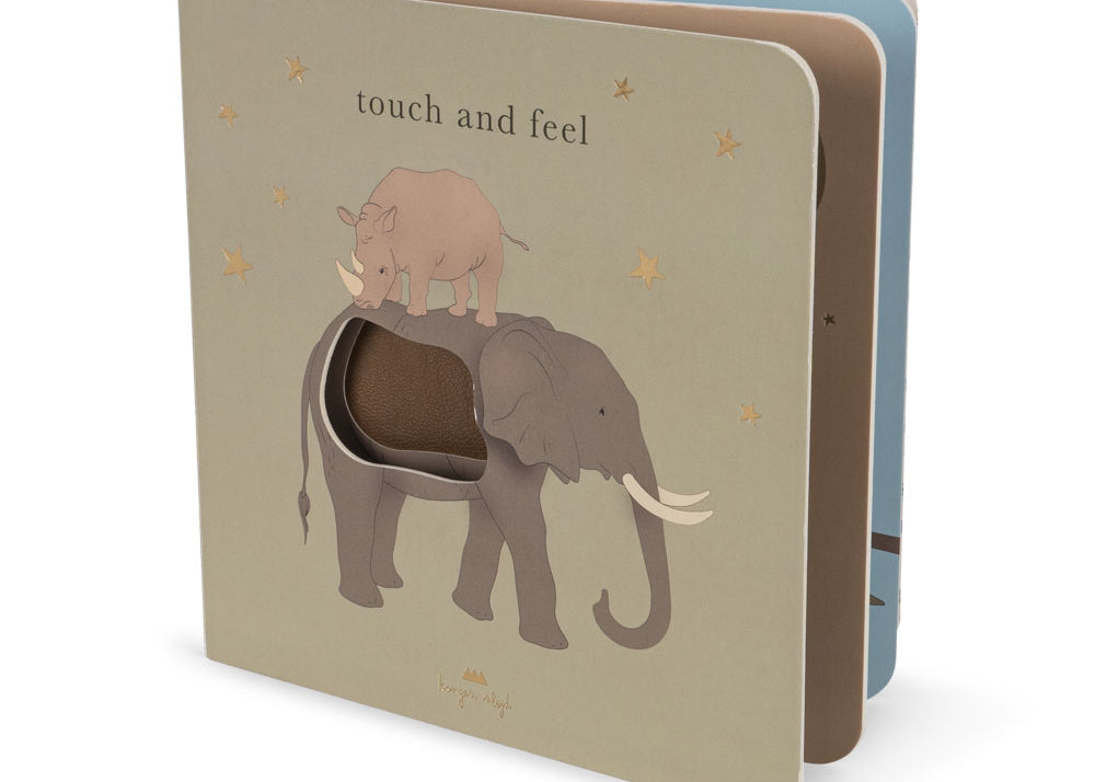 Konges Slojd Touch and Feel Book- Safari