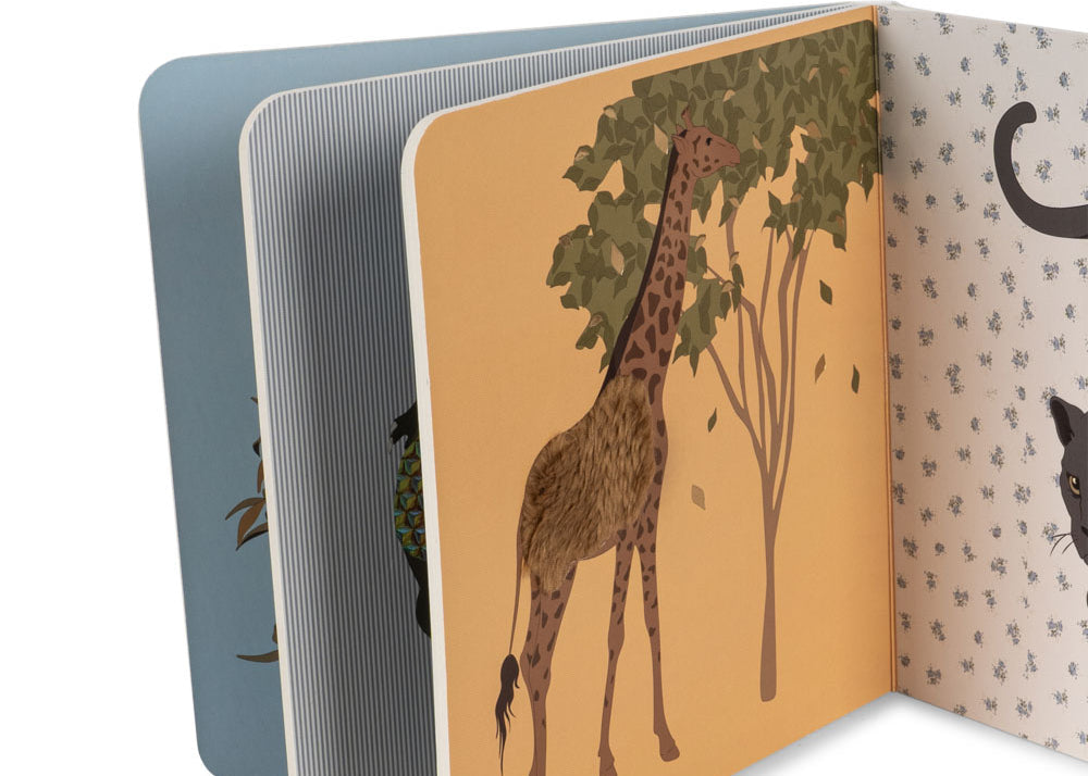 Konges Slojd Touch and Feel Book- Safari