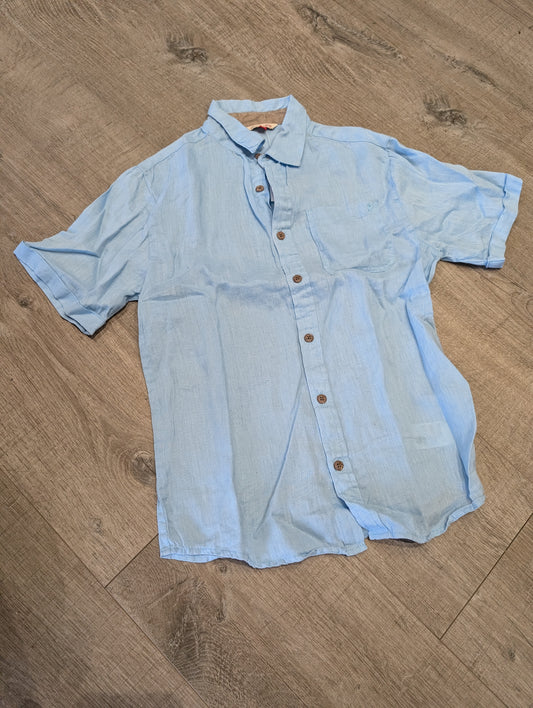 230601 John Lewis Linen Shirt 12yrs