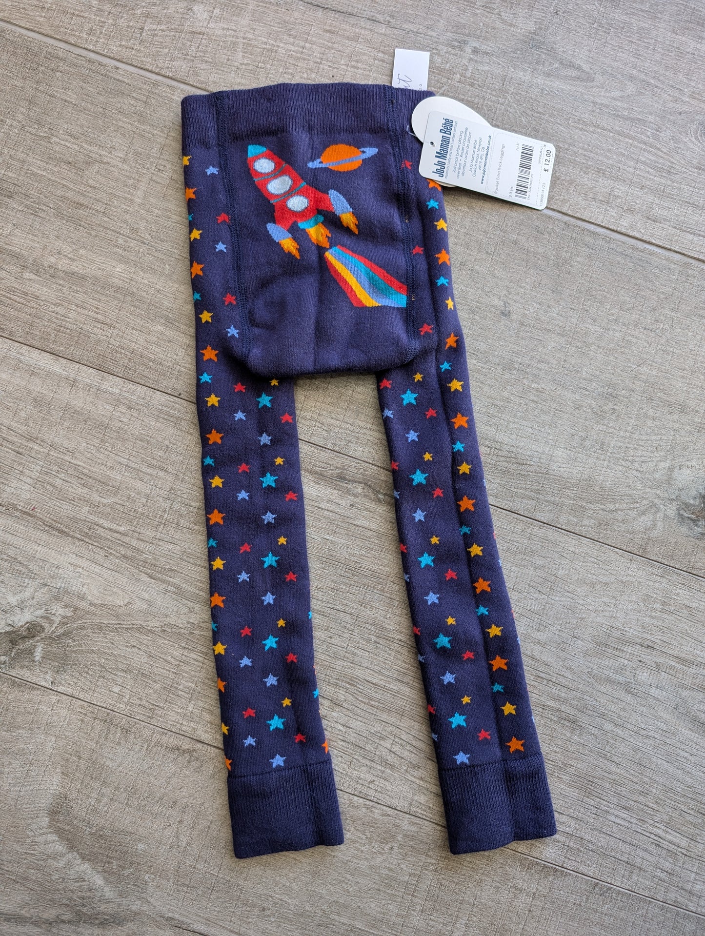 8580906 Jo Jo Maman Bebe Brand New Space Cosy Leggings 2-3yrs