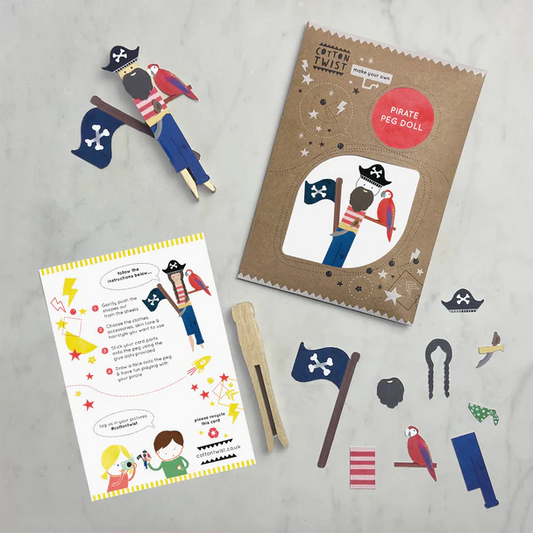Cotton Twist Make Your Own Pirate Peg Doll