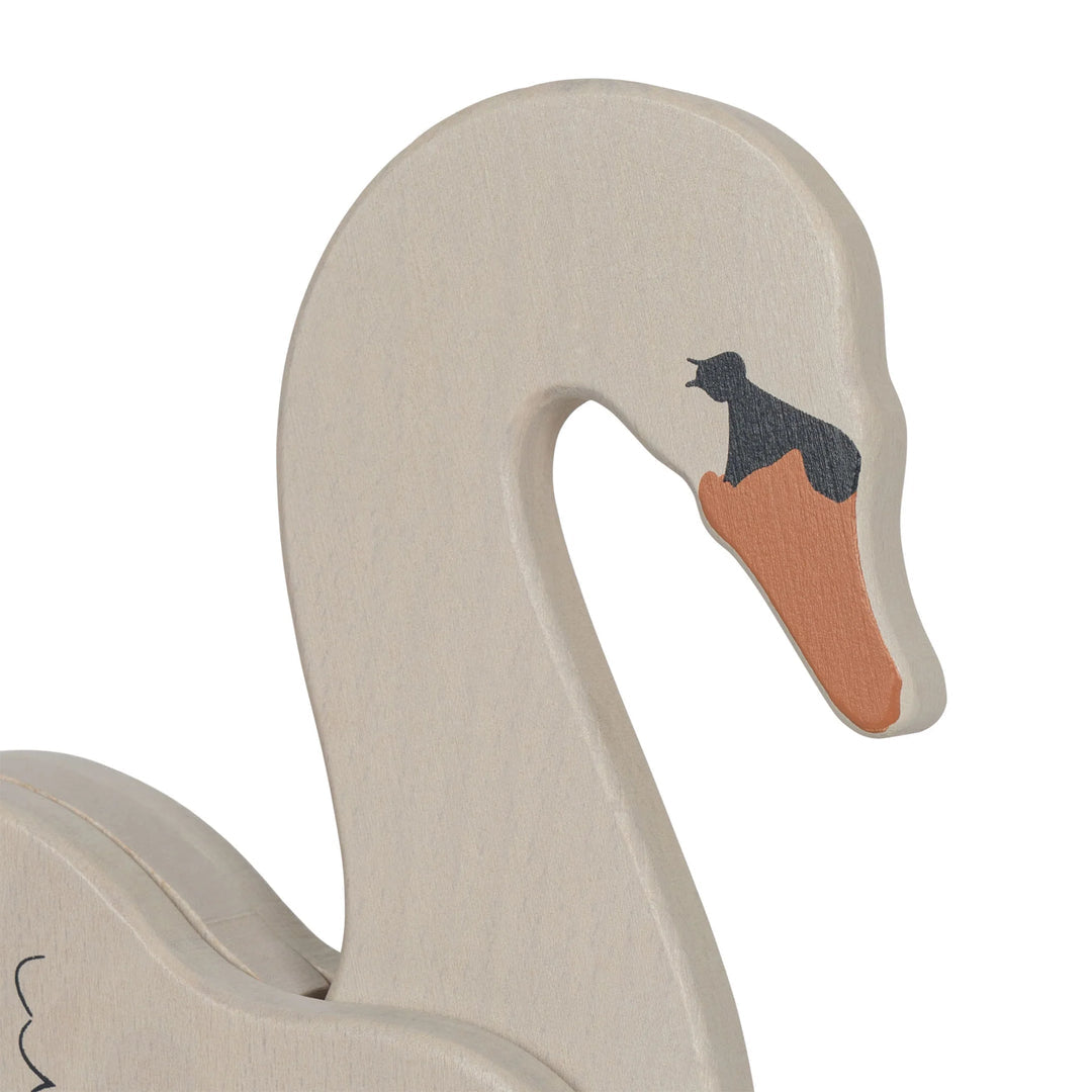 Konges Slojd Wooden Pull Swan FSC