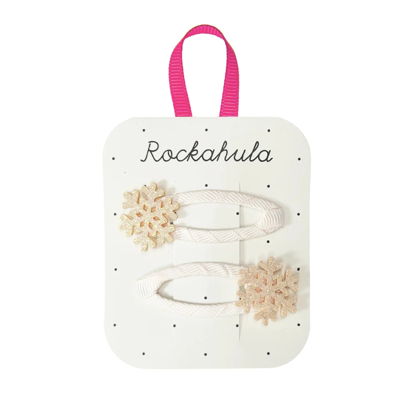 Rockahula Shimmer Snowflake Clips