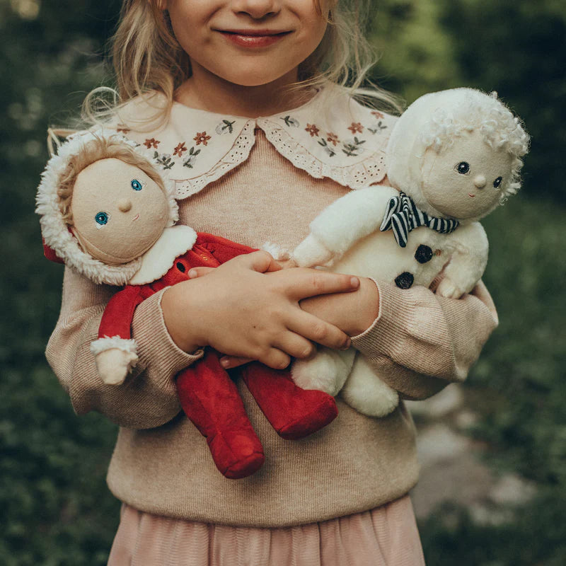 Olli Ella Dinky Dinkum- Jolly Dollies- Sammy Santa- Red