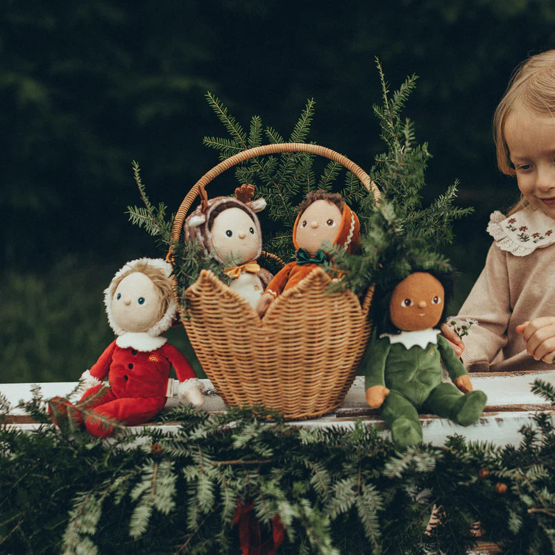 Olli Ella Dinky Dinkum- Jolly Dollies- Sammy Santa- Red