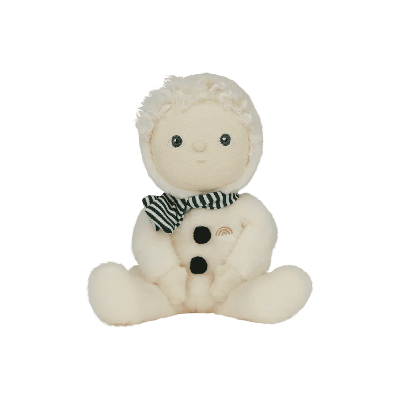 Dinky Dinkum- Jolly Dollies- Sidney Snowman- White