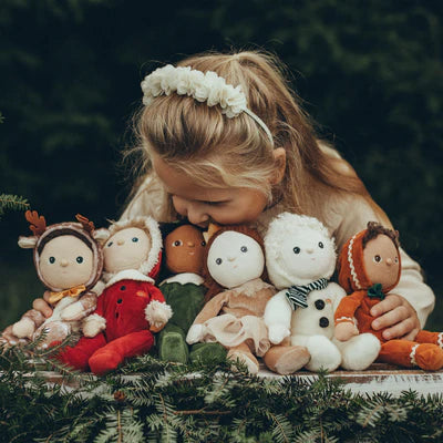 Dinky Dinkum- Jolly Dollies- Sidney Snowman- White