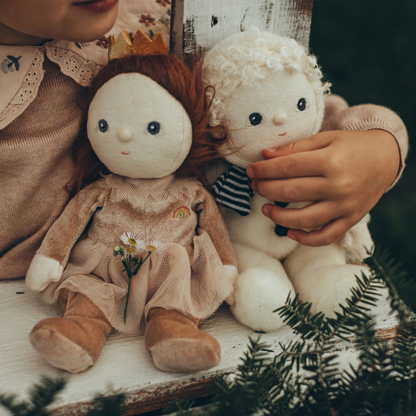Dinky Dinkum- Jolly Dollies- Sidney Snowman- White
