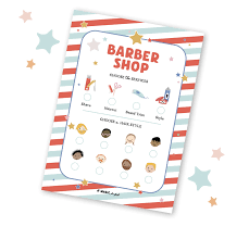 Magic Playbook Barber Shop Notepad