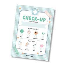 Magic Playbook, Doctor's Check Up Notepad