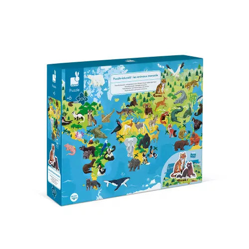 Janod Endangered Animals 3D Puzzle