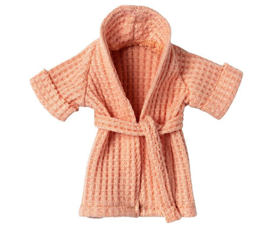 Maileg Clothes, Bathrobe, Coral