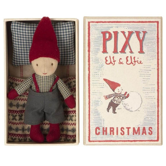 Maileg Pixy Elf in Matchbox