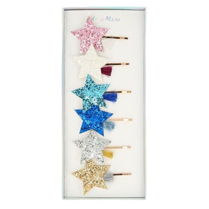 Meri Meri Glitter  Shooting Star Hair Clips