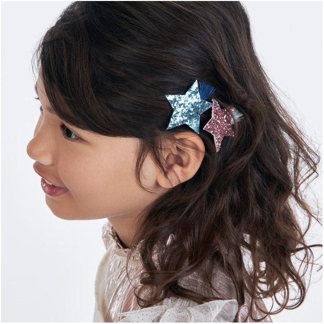 Meri Meri Glitter  Shooting Star Hair Clips