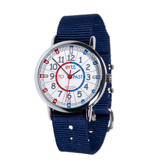EasyRead Time Red/Blue Face- Navy Strap