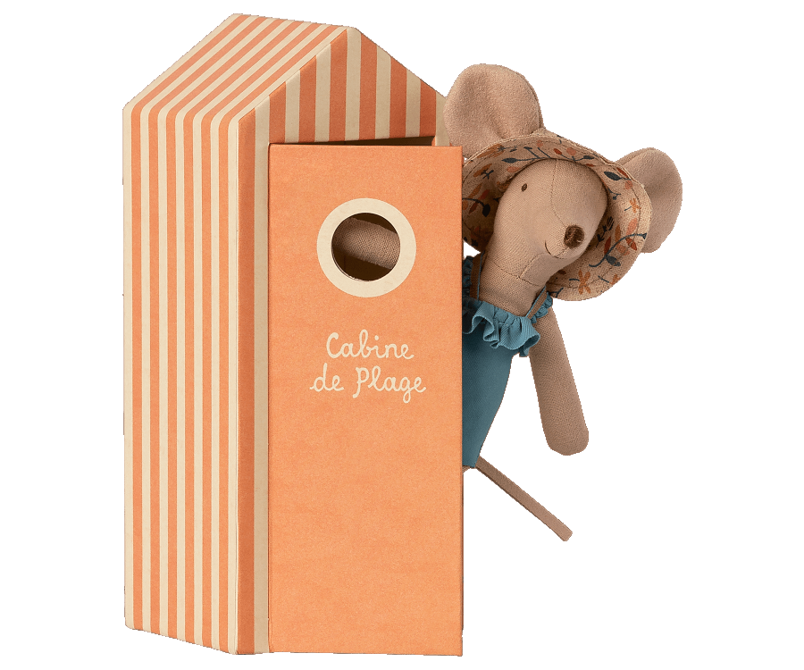Maileg Beach Mice, Mum in Cabin de Plage