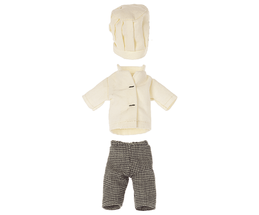 Maileg Chef Mouse w soup pot and spoon