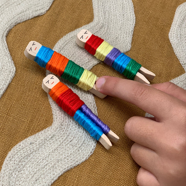 Cotton Twist Worry Dolls Keepsake Craft Tin