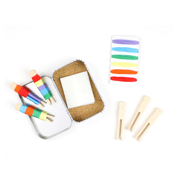 Cotton Twist Worry Dolls Keepsake Craft Tin
